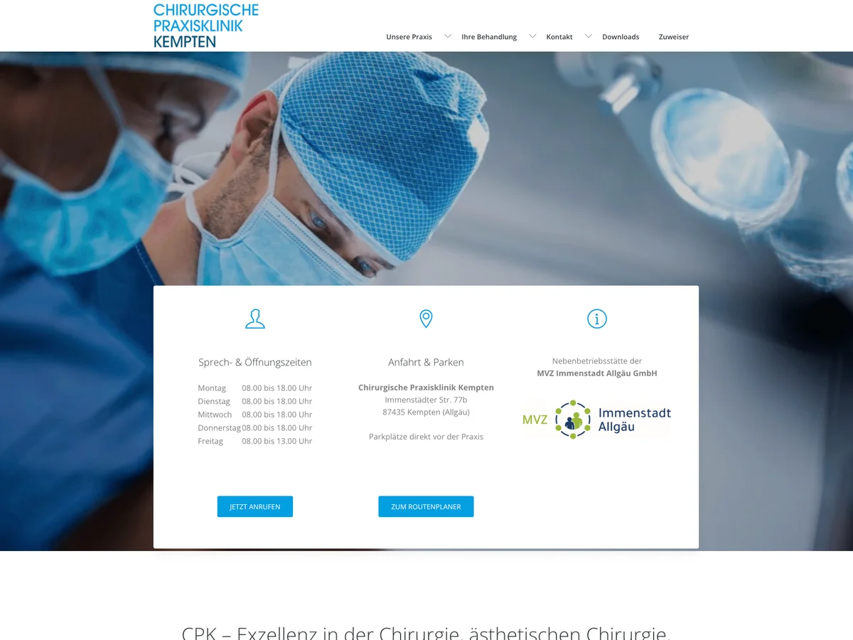 CPK Kempten Website