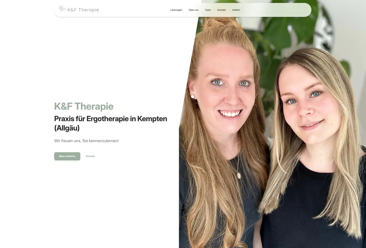K&F Therapie Website