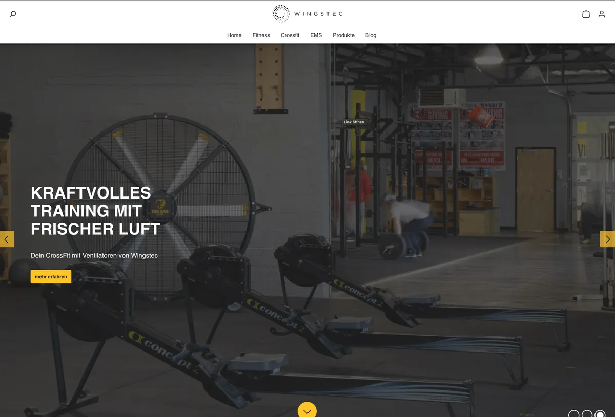 Wingstec Shopware Shop